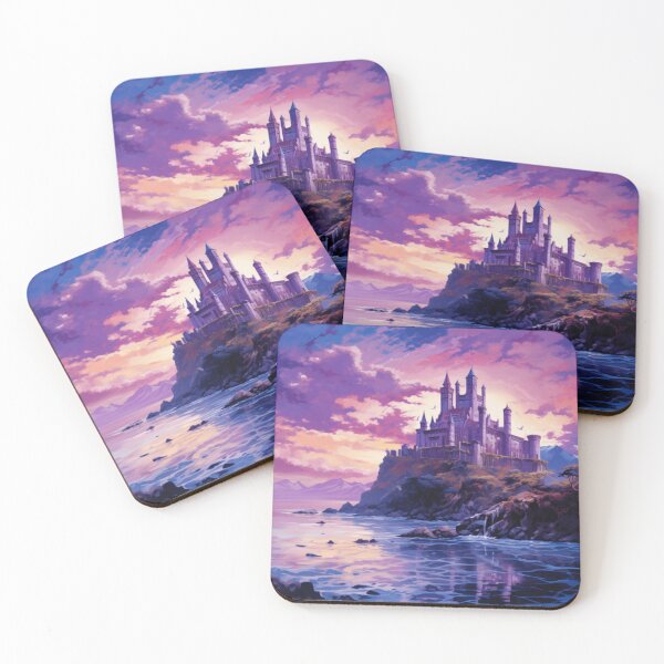 Item preview, majestuoso castillo púrpura en la distancia designed and sold by DanieWoods.