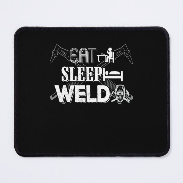 Item preview, Eat Sleep Weld Soft Screen Printed Summer Graphic Dad Gift   designed and sold by Densonone.