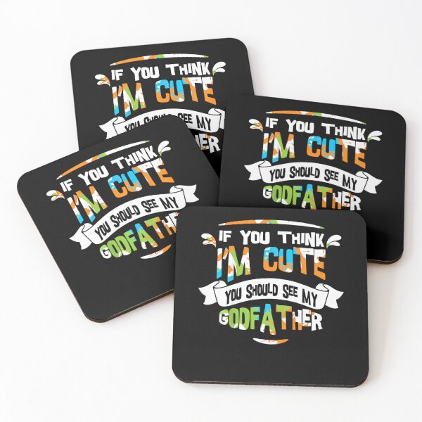 Item preview, Kids If You Think I'm Cute You Should See My Godfather designed and sold by NacheezeCloth.