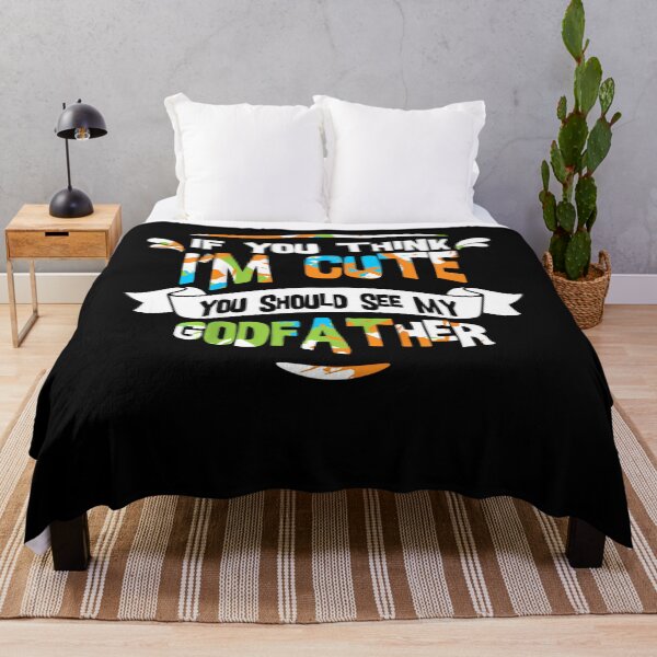 Item preview, Kids If You Think I'm Cute You Should See My Godfather designed and sold by NacheezeCloth.
