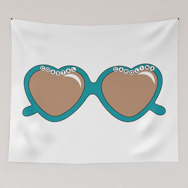 Item preview, Coastal Carolina Heart Sunglasses designed and sold by EmmaRoseee24.