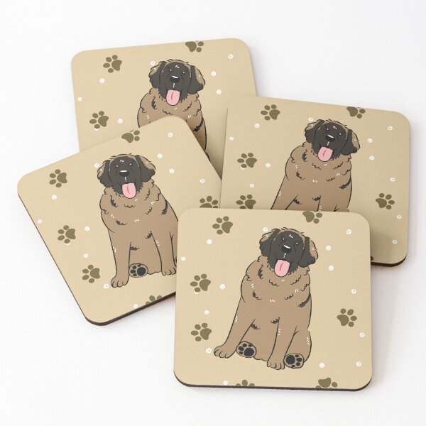 Item preview, Cute Yellow Leonberger Dog 1 designed and sold by Lulupainting.