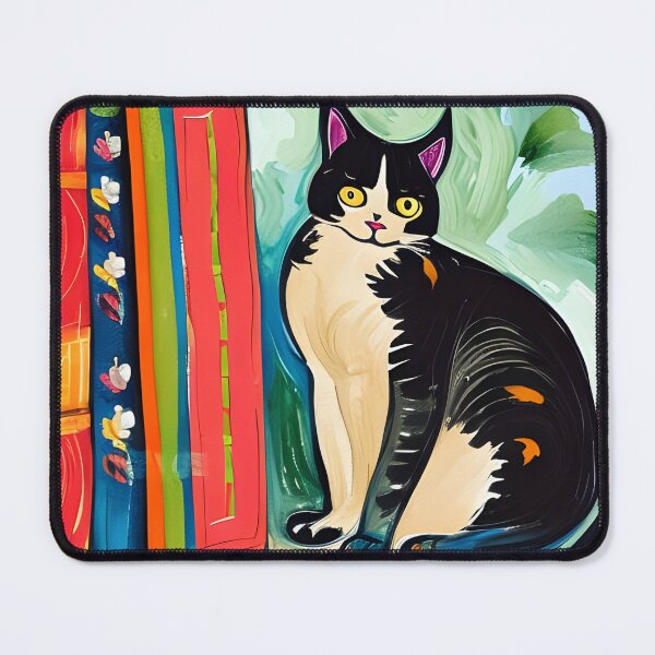 Item preview, Bookish Cat Aesthetic - Cat On A Bookshelf designed and sold by Wiss2Arts.