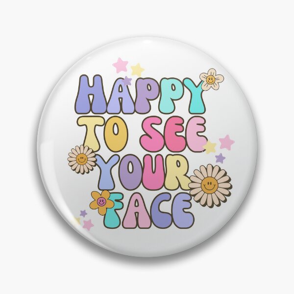 Item preview, Happy to See Your Face: Teacher Appreciation Edition retro tee designed and sold by sirikanya-mei.