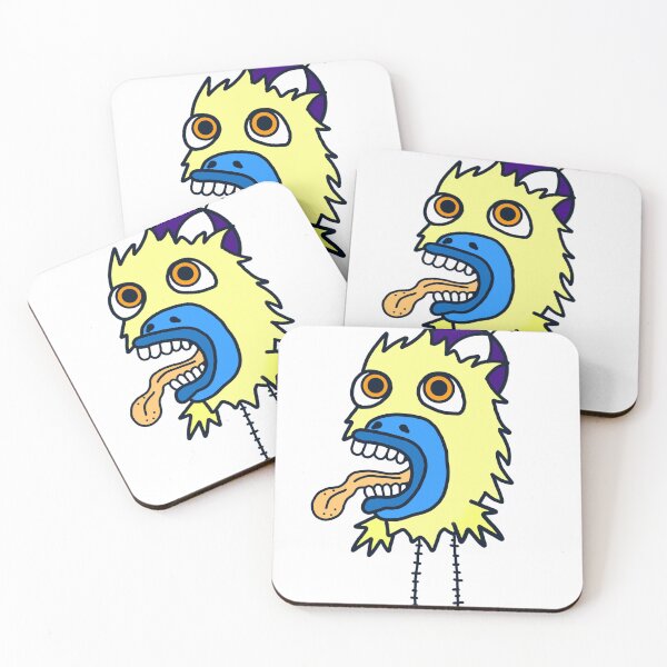 Item preview, Fluffy Yellow Monster with Silly Cap designed and sold by TheLemonSloth.