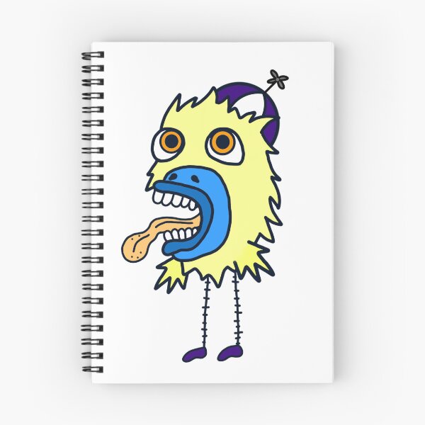 Item preview, Fluffy Yellow Monster with Silly Cap designed and sold by TheLemonSloth.