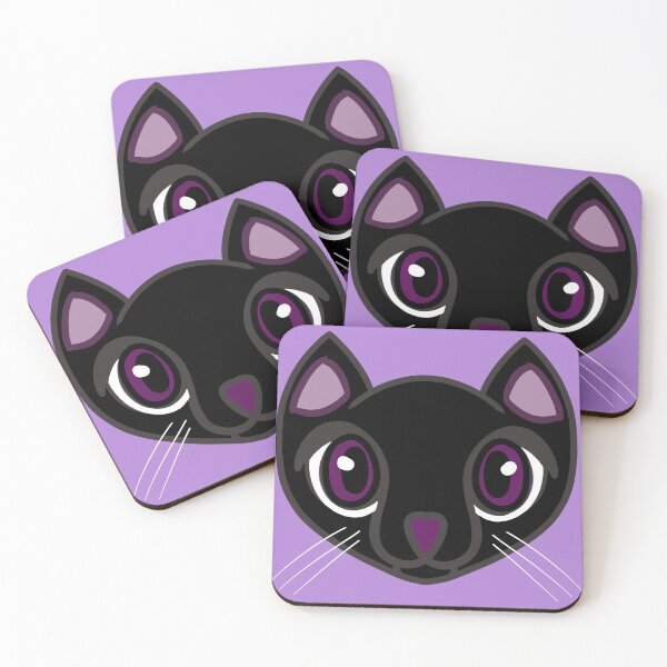 Item preview, Whiskers the =Black Cat designed and sold by Suziness Designs.