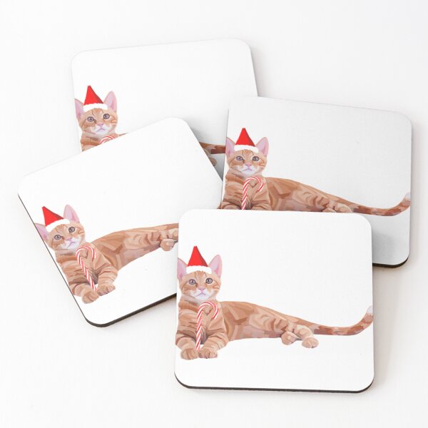 Item preview, Festive Christmas Orange Ginger Cat  designed and sold by NathanPVelasco.