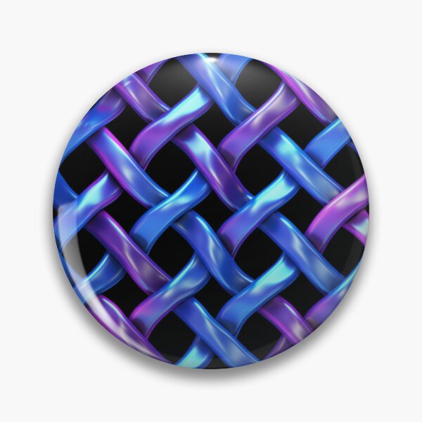 Item preview, purple and blue chain link pattern designed and sold by DanieWoods.