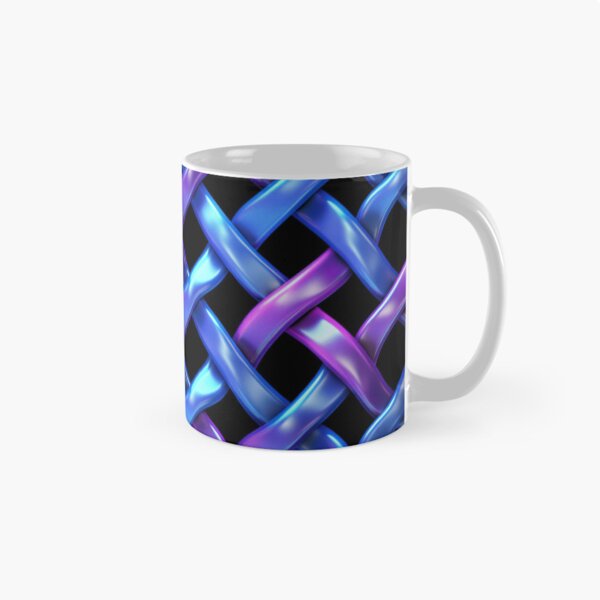 Item preview, purple and blue chain link pattern designed and sold by DanieWoods.