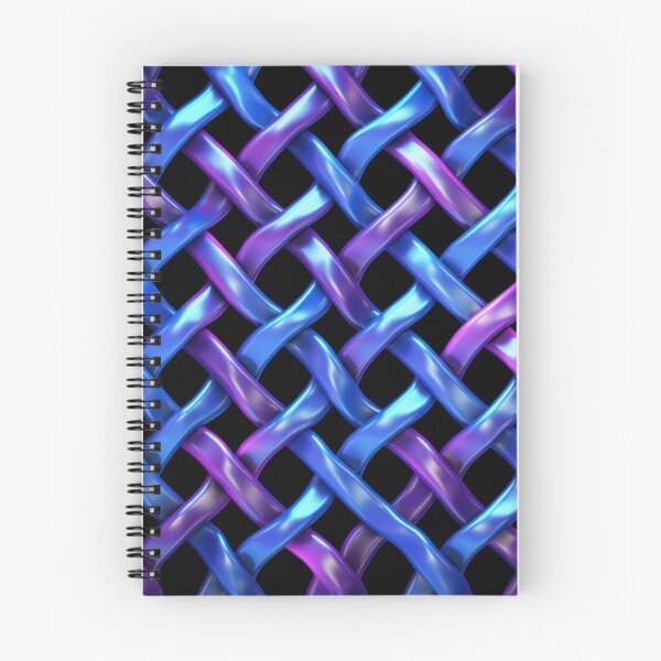 Item preview, purple and blue chain link pattern designed and sold by DanieWoods.