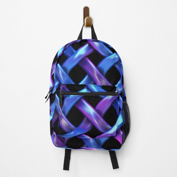 Item preview, purple and blue chain link pattern designed and sold by DanieWoods.