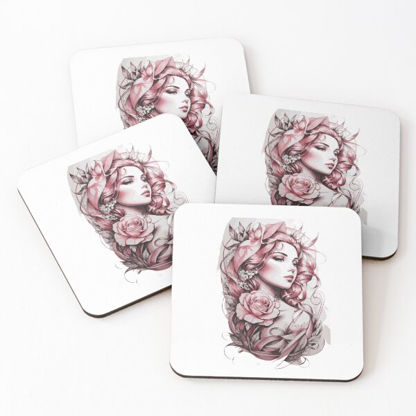 Item preview,  "Ethereal Elegance: Vectorized Sketch Tattoo" designed and sold by LoveSecrets.