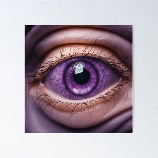 Purple Eyeball. Poster