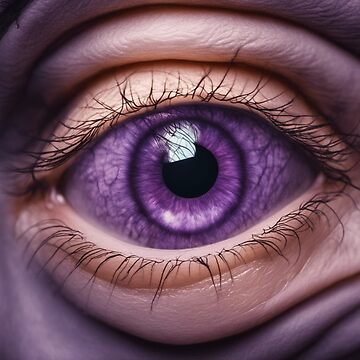 Artwork thumbnail, Purple Eyeball. by LenCarol