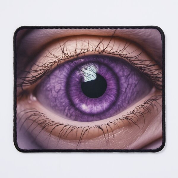 Purple Eyeball. Mouse Pad