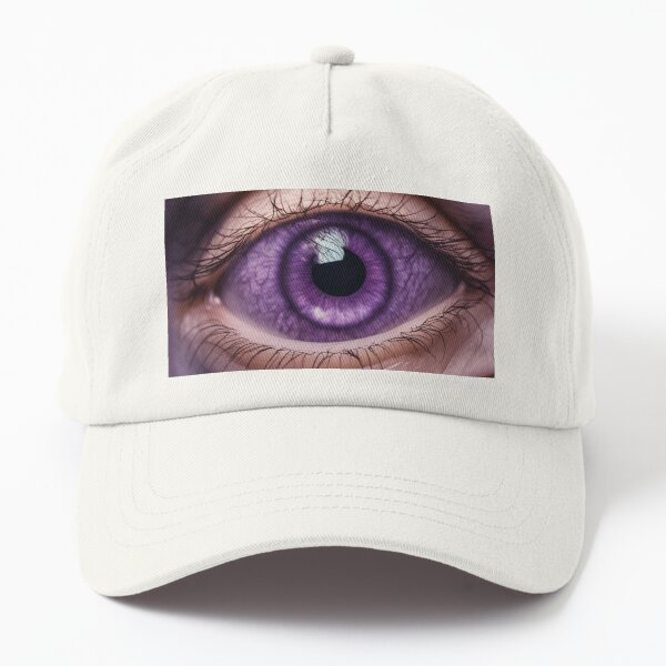 Purple Eyeball. Dad Hat