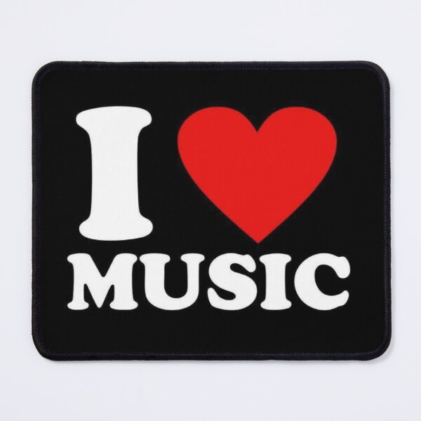 Item preview, i love music heart <3 funny art print  designed and sold by Lana Bar.