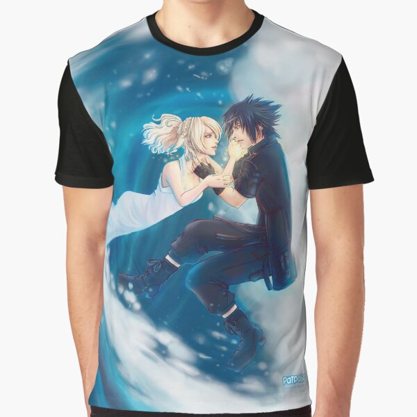 Moon and Night love Camiseta gráfica