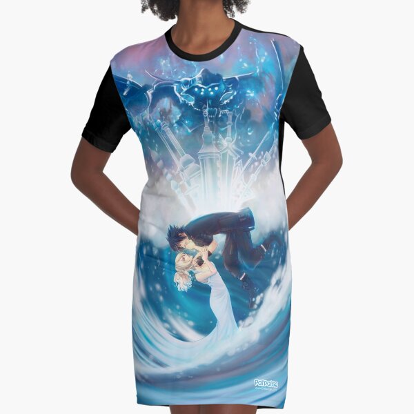 Moon and Night love Vestido camiseta