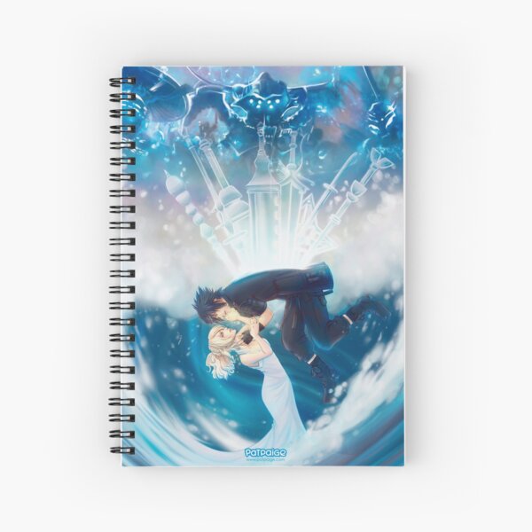 Moon and Night love Spiral Notebook