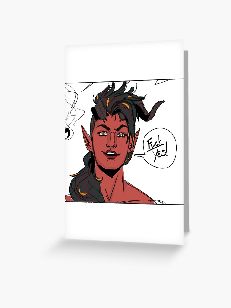 Karlach yes" Greeting Card for Sale by delacerdaan | Redbubble