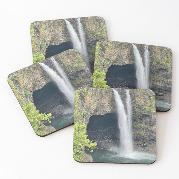 Item preview, Big Island Waterfall  designed and sold by PrettyHappyArt.