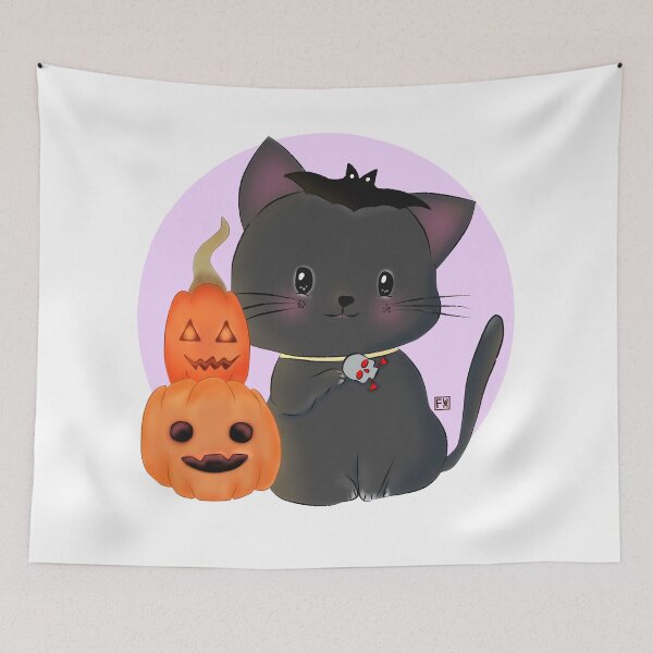Item preview, Black Cat | Cat Lover - Black Cat for Halloween designed and sold by FennyWijayaMomo.