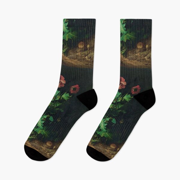 Item preview, Forest Floor Still Life w/ Poppy, Lizard, and Snake, by Otto Marseus van Schrieck (digitally enhanced)  designed and sold by Amanda1775.