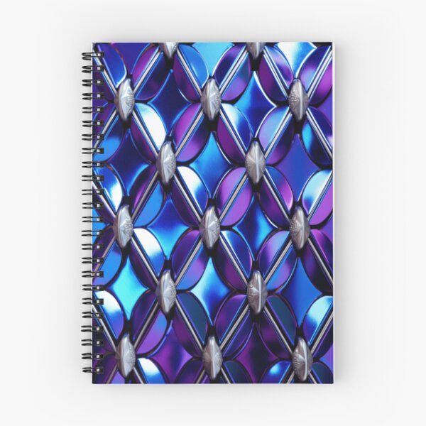 Item preview, purple and blue link pattern designed and sold by DanieWoods.
