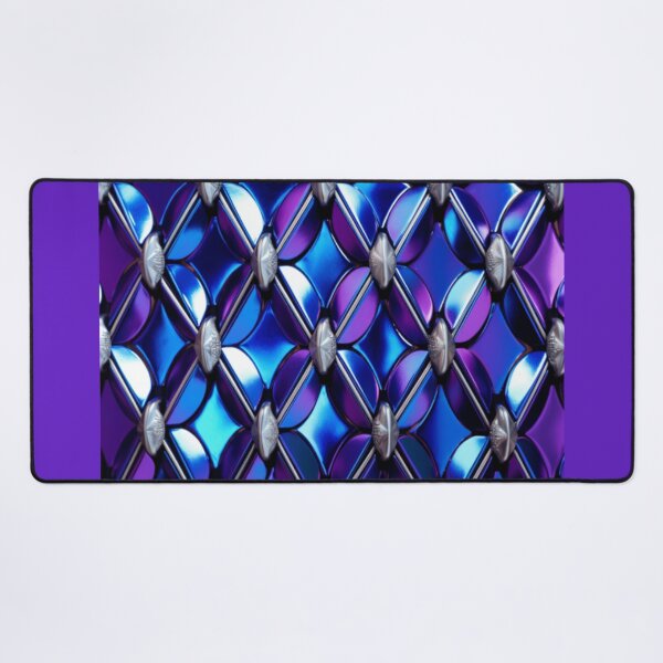 Item preview, purple and blue link pattern designed and sold by DanieWoods.