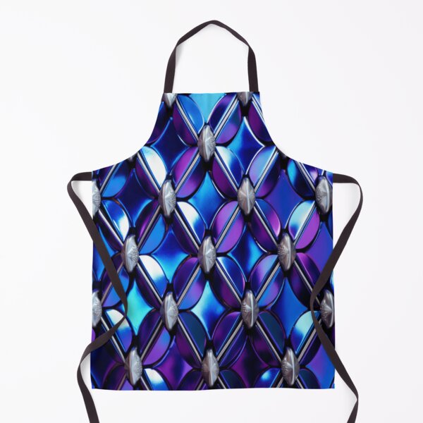 Item preview, purple and blue link pattern designed and sold by DanieWoods.