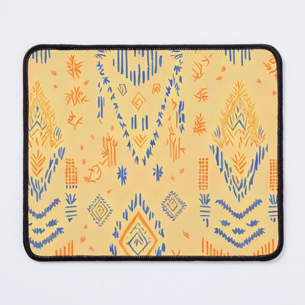 Item preview, Yellow tribal seamless pattern designed and sold by Jayjaynaenae.