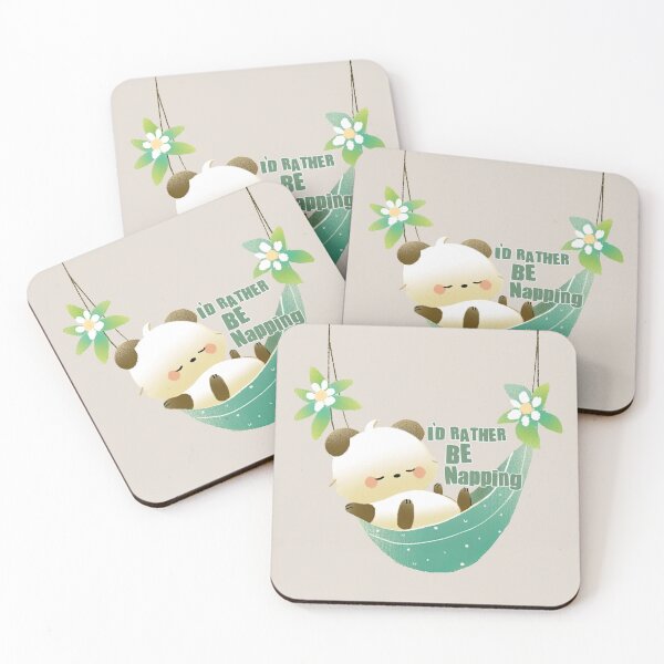 Item preview, I'd Rather Be Napping | Naptime Bliss in Watercolor Yellow Green White  designed and sold by Nange and Gabe.