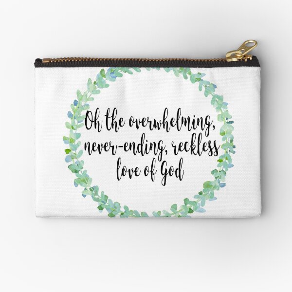 With God All Things Are Possible  Canvas Zipper Pouch – Scripture And Grace