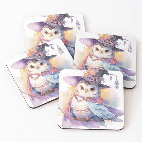 Item preview, Mystical feathered owl witch. designed and sold by betes-etranges.