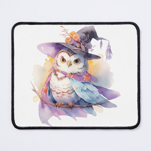 Item preview, Mystical feathered owl witch. designed and sold by betes-etranges.