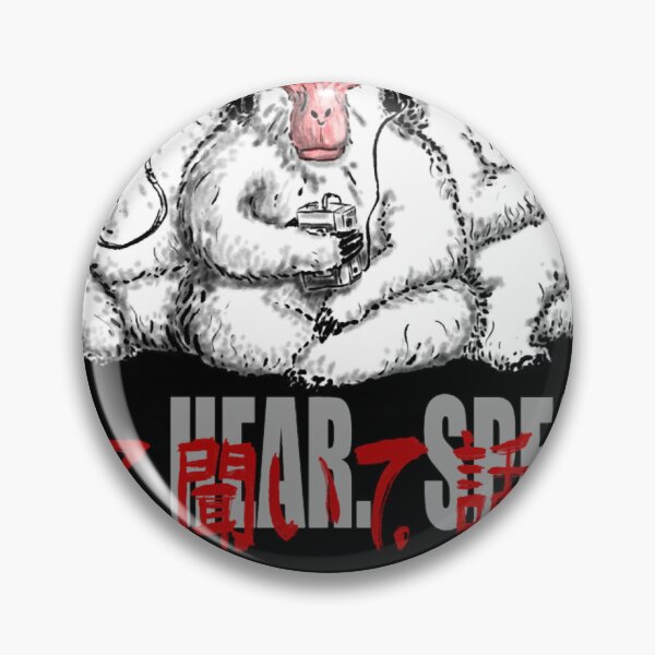Item preview, 3 Monkeys SEE. HEAR. SPEAK Kanji designed and sold by MakenzieLeannon.