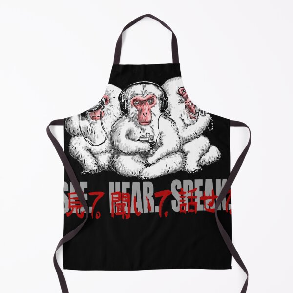Item preview, 3 Monkeys SEE. HEAR. SPEAK Kanji designed and sold by MakenzieLeannon.