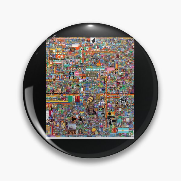 Item preview, rplace 2022 Ultra HD Reddit Place Final Canvas designed and sold by ValiantCharpie.