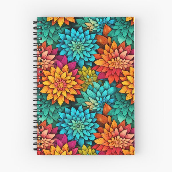 Item preview, Colorful Vibrant Floral Pattern designed and sold by ArcaneInk Graphics.