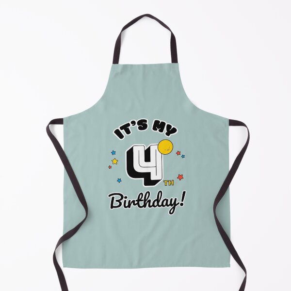 Item preview, Four Year Old Birthday - Happy Birthday - Birthday Party designed and sold by SallySunday.