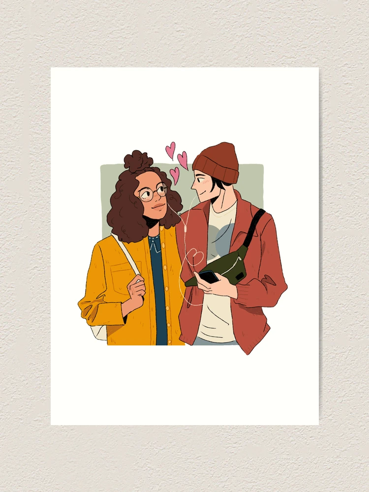 heartstopper - tao & elle, an art print by Kat - INPRNT