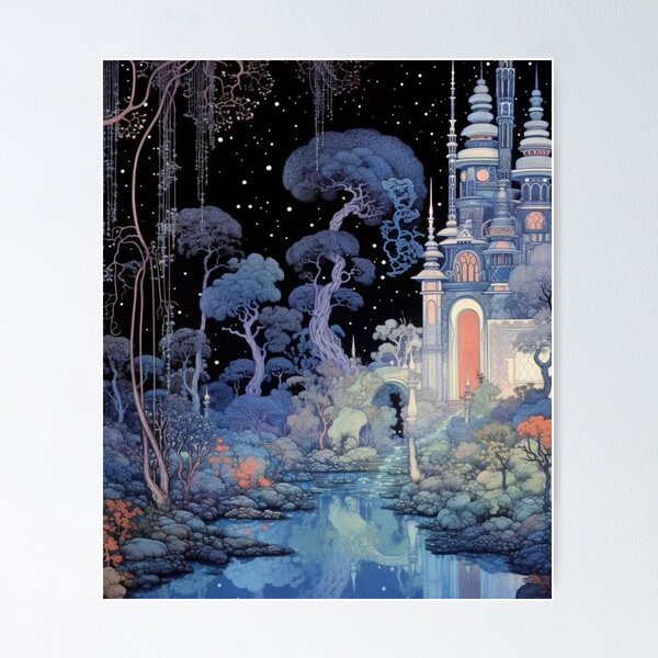 Item preview, Beyond Stone Walls: Watercolor Castle Portraits designed and sold by CosmicCan74s.