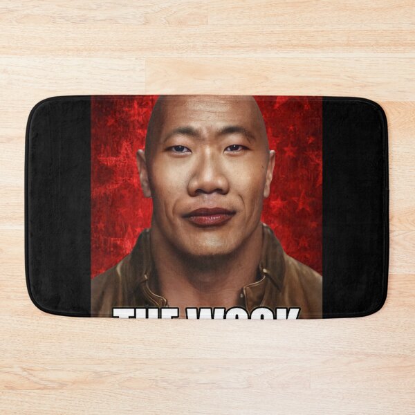 Item preview, The Wock Meme Dwayne the Wok Johnson John Xina chinese social credit Bing Chilling designed and sold by CareyBednar.