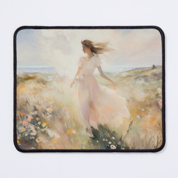 Item preview, Coquette aesthetic vintage painting of a bucolic scene designed and sold by Coquette Art.