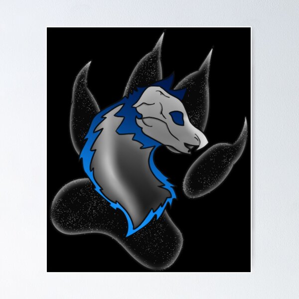 Alphalete Athletic Wolf Logo Poster