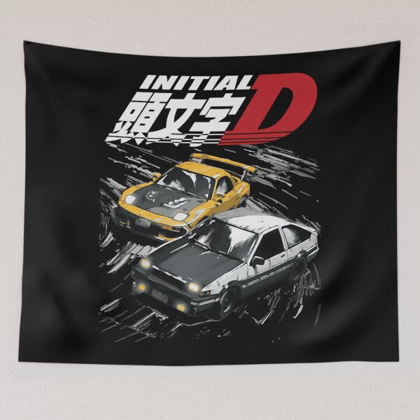 Item preview, Mountain Drift Racing Initial D Tandems AE86 vs FD rx-7 designed and sold by KoleCastillo.