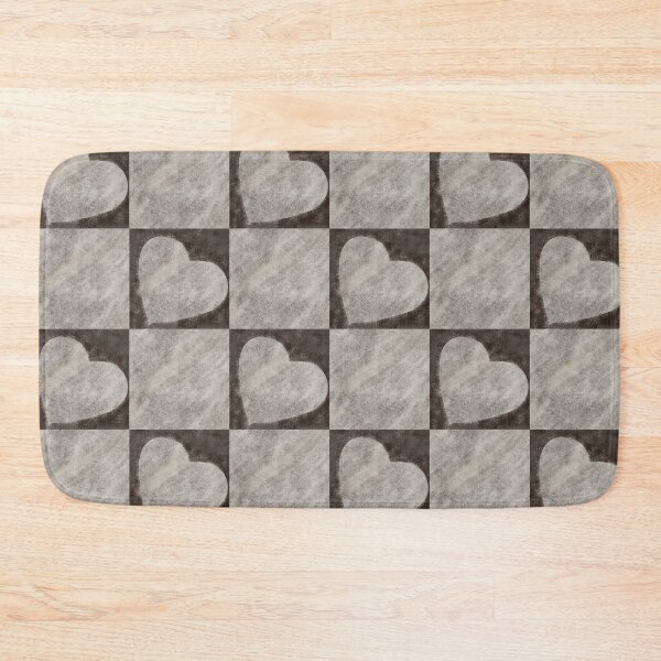 Item preview, Distressed Tilted Heart Checkerboard Pattern! designed and sold by keltickat.