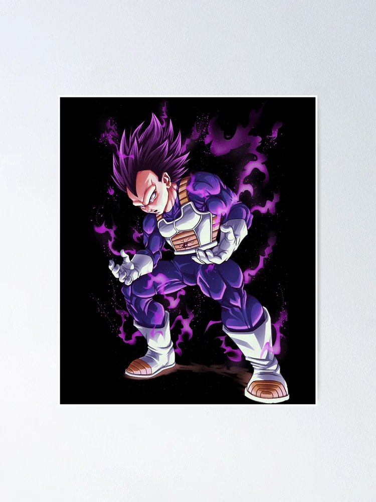 Vegeta Ultra Ego Framed Anime Poster Exclusive Art Dragon Ball Super DBZ  NEW USA